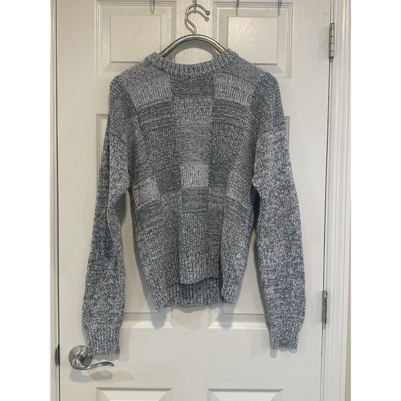 Vintage Michael Jordan By Lowell Dreyfus‎ Grey Knit Sweater Size L - Picture 1 of 8